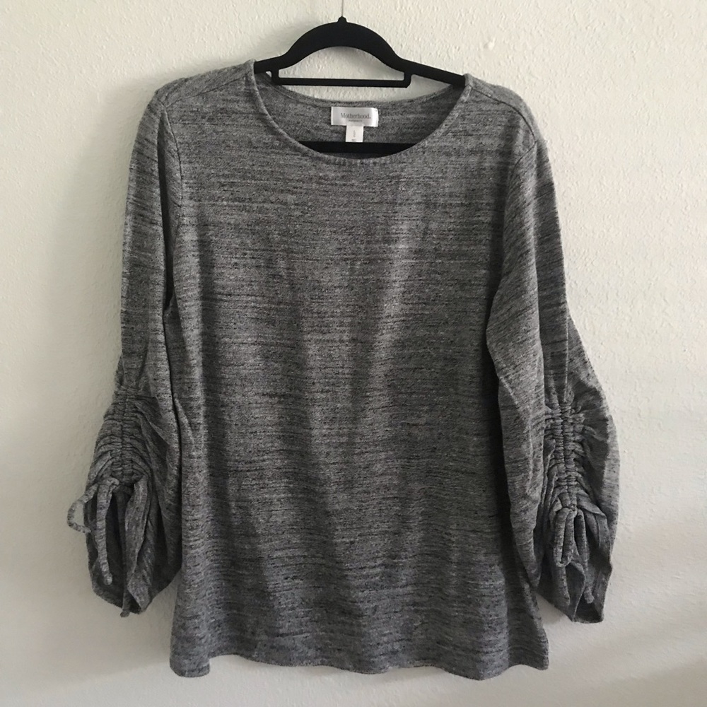 Motherhood Maternity gray sweater large